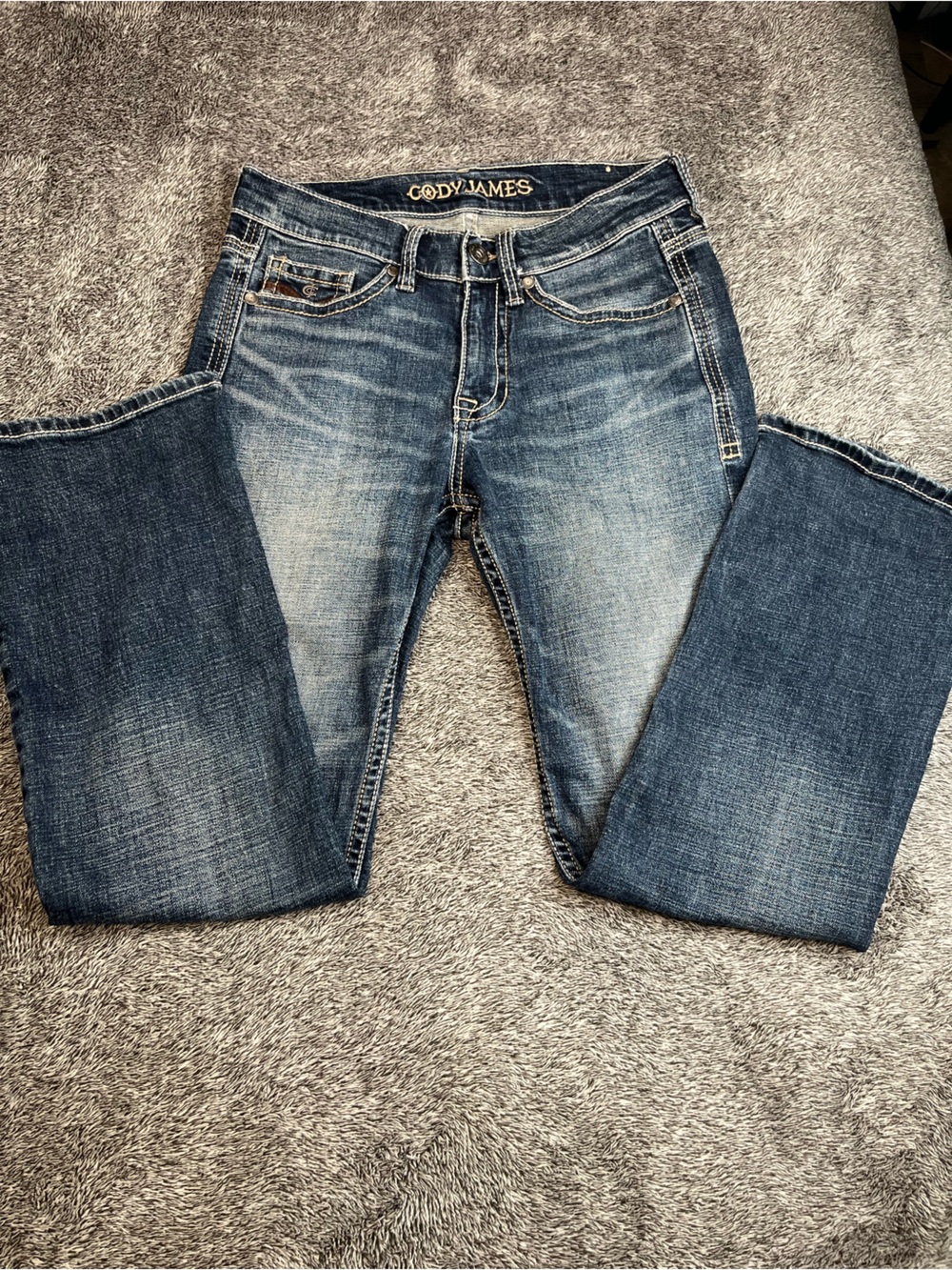 Cody James Women's Blue Bootcut Jeans - Classic Mid Wash